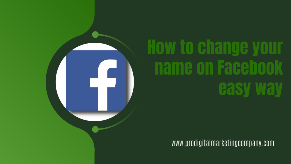 How to change your name on Facebook easy way